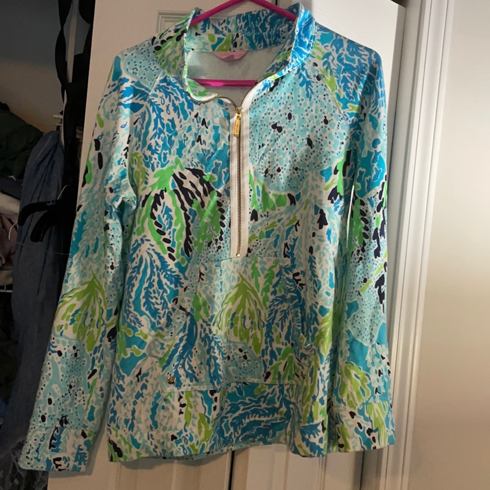 Lilly Pulitzer quarter zip jacket